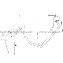 ECHAPPEMENT pour Hytrack Toutes les cylindrées Toutes les années HY170ST