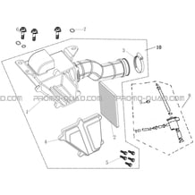 FILTRE A AIR pour Hytrack Toutes les cylindrées Toutes les années HY170ST