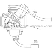 CARBURATEUR pour Hytrack Toutes les cylindrées Toutes les années HY170ST