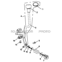 TRINGLERIE DE VITESSES pour Hytrack All cylindrical All Years HY210