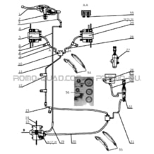 SYSTEME DE FREINAGE pour Hytrack Toutes les cylindrées Toutes les années HY210