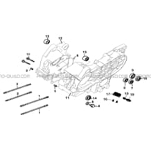 ENSEMBLE CARTER MOTEUR pour Hytrack All cylindrical All Years HY210