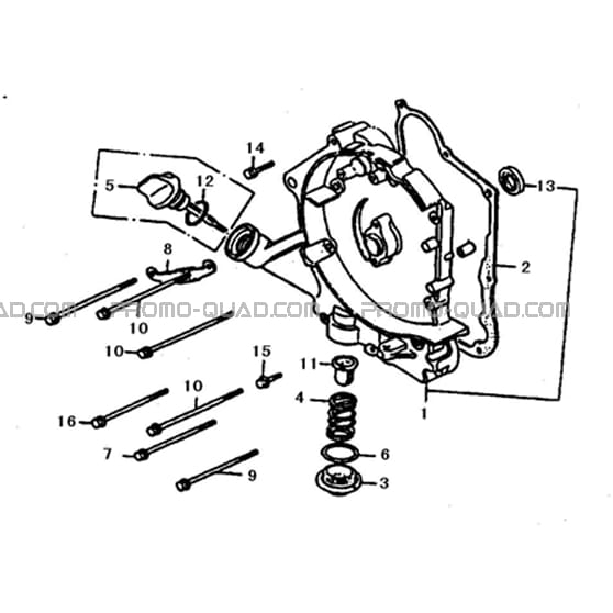 CARTER MOTEUR DROIT  Hytrack  Toutes les années Toutes les cylindrées  pièces OEMCARTER MOTEUR DROIT  Hytrack  Toutes les années Toutes les cylindrées  pièces OEM