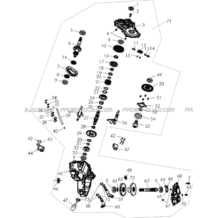 BOITE DE VITESSES pour Hytrack Toutes les cylindrées Toutes les années HY265H