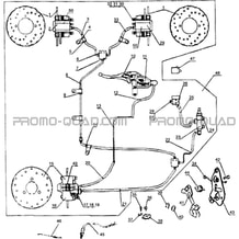 ENSEMBLE DE FREINAGE EURO 1 (NO SERIE LL8ATN4W...) pour Hytrack Toutes les cylindrées Toutes les années HY265H