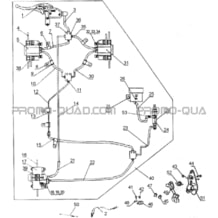 ENSEMBLE DE FREINAGE EURO 2 (NO SERIE LL8ATN4Z...) pour Hytrack Toutes les cylindrées Toutes les années HY265H
