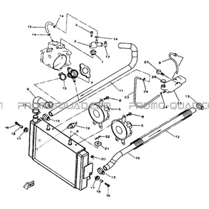 CIRCUIT DE REFROIDISSEMENT  Hytrack  All Years All cylindrical  Original parts OEMCIRCUIT DE REFROIDISSEMENT  Hytrack  All Years All cylindrical  Original parts OEM