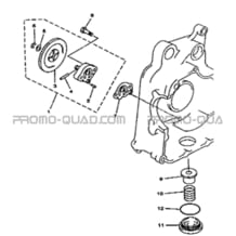 POMPE A HUILE pour Hytrack Toutes les cylindrées Toutes les années HY265H