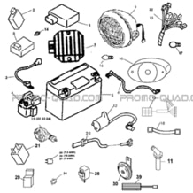SYSTEME ELECTRIQUE pour Hytrack Toutes les cylindrées Toutes les années HY300 4x2