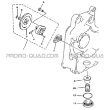 POMPE A HUILE pour Hytrack Toutes les cylindrées Toutes les années HY300 4x2