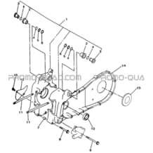 CARTER MOTEUR pour Hytrack Toutes les cylindrées Toutes les années HY300 4x2