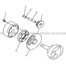 ROUE LIBRE DE DEMARREUR pour Hytrack Toutes les cylindrées Toutes les années HY300 4x2