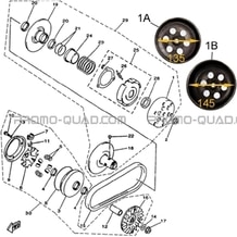 VARIATEUR   EMBRAYAGE pour Hytrack Toutes les cylindrées Toutes les années HY300 4x2