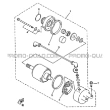 ENSEMBLE DEMARREUR pour Hytrack Toutes les cylindrées Toutes les années HY300 4x2
