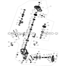 BOITE DE VITESSES pour Hytrack All cylindrical All Years HY300 DEMON