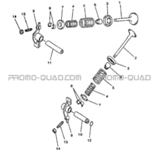 SOUPAPES pour Hytrack All cylindrical All Years HY300 DEMON