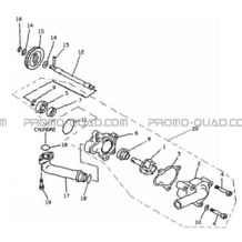 ENSEMBLE POMPE A EAU pour Hytrack All cylindrical All Years HY300 DEMON