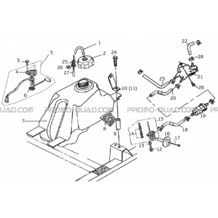 RESERVOIR CARBURANT pour Hytrack Toutes les cylindrées Toutes les années HY310