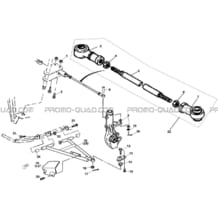 TRAIN AVANT pour Hytrack Toutes les cylindrées Toutes les années HY310