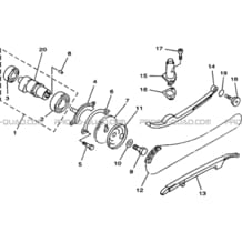 ARBRE A CAMES AVEC DISTRIBUTION pour Hytrack Toutes les cylindrées Toutes les années HY310