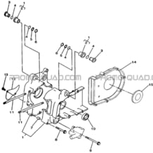 CARTER MOTEUR pour Hytrack Toutes les cylindrées Toutes les années HY310