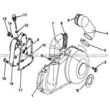 CACHES CARTERS EMBRAYAGE   ALLUMAGE pour Hytrack Toutes les cylindrées Toutes les années HY310
