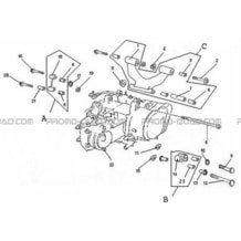 ENSEMBLE MOTEUR   SUPPORT MOTEUR pour Hytrack Toutes les cylindrées Toutes les années HY310