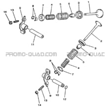 SOUPAPES pour Hytrack Toutes les cylindrées Toutes les années HY310S