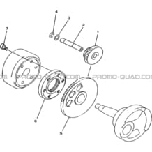 ROUE LIBRE DE DEMARREUR pour Hytrack Toutes les cylindrées Toutes les années HY310S