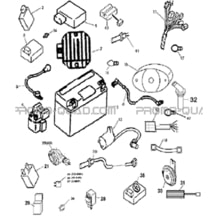 SYSTEME ELECTRIQUE pour Hytrack Toutes les cylindrées Toutes les années HY320 4x2 - 4x4