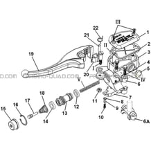 MAITRE CYLINDRE AVANT COMPLET pour Hytrack Toutes les cylindrées Toutes les années HY320 4x2 - 4x4