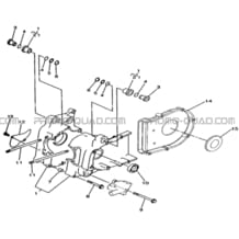 CARTER MOTEUR pour Hytrack All cylindrical All Years HY320 4x2 - 4x4