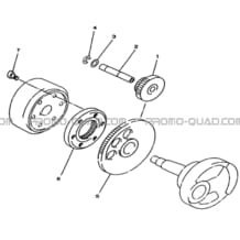 ROUE LIBRE DE DEMARREUR pour Hytrack All cylindrical All Years HY320 4x2 - 4x4