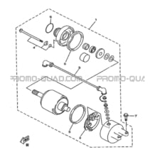 ENSEMBLE DEMARREUR pour Hytrack Toutes les cylindrées Toutes les années HY320 4x2 - 4x4