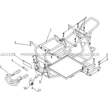 CHASSIS pour Hytrack Toutes les cylindrées Toutes les années HY35eV