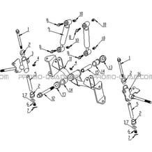 DIRECTION AVANT pour Hytrack Toutes les cylindrées Toutes les années HY35eV