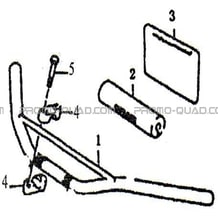 GUIDON pour Hytrack Toutes les cylindrées Toutes les années HY35eV