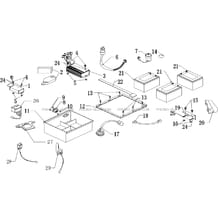 COMPOSANTS ELECTRIQUES pour Hytrack Toutes les cylindrées Toutes les années HY35eV