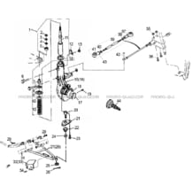 TRAIN AVANT pour Hytrack Toutes les cylindrées Toutes les années HY400