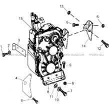 SUPPORT BOITE DE VITESSES pour Hytrack Toutes les cylindrées Toutes les années HY400