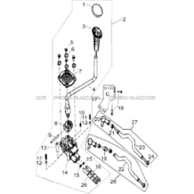 TRINGLERIE DE VITESSES pour Hytrack Toutes les cylindrées Toutes les années HY400