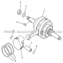 EMBIELLAGE   PISTON pour Hytrack Toutes les cylindrées Toutes les années HY400