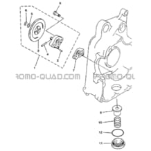 POMPE A HUILE pour Hytrack Toutes les cylindrées Toutes les années HY400