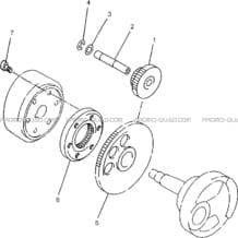 ROUE LIBRE DE DEMARREUR pour Hytrack Toutes les cylindrées Toutes les années HY400