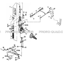 SUSPENSIONS AVANT pour Hytrack All cylindrical All Years HY410IS