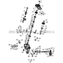 BOITE DE VITESSES 4X2 pour Hytrack Toutes les cylindrées Toutes les années HY410IS