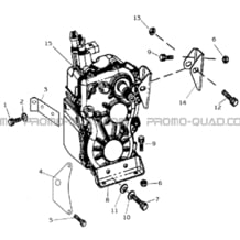 SUPPORT BOITE DE VITESSES pour Hytrack All cylindrical All Years HY410IS