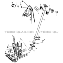 COLONNE DE DIRECTION pour Hytrack Toutes les cylindrées Toutes les années HY410IS