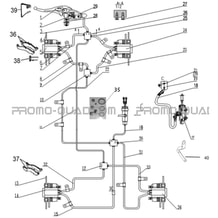 SYSTEME DE FREINAGE pour Hytrack Toutes les cylindrées Toutes les années HY410IS