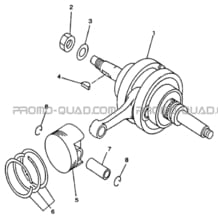 EMBIELLAGE   PISTON pour Hytrack Toutes les cylindrées Toutes les années HY410IS